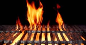 grilling-fire