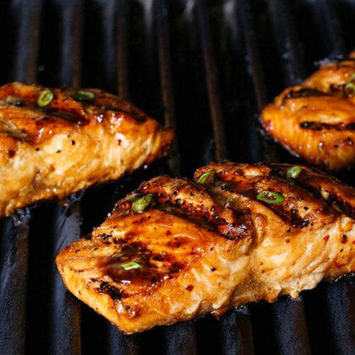 Grilled Salmon with Maple Syrup and Soy Sauce | Grilling Explained