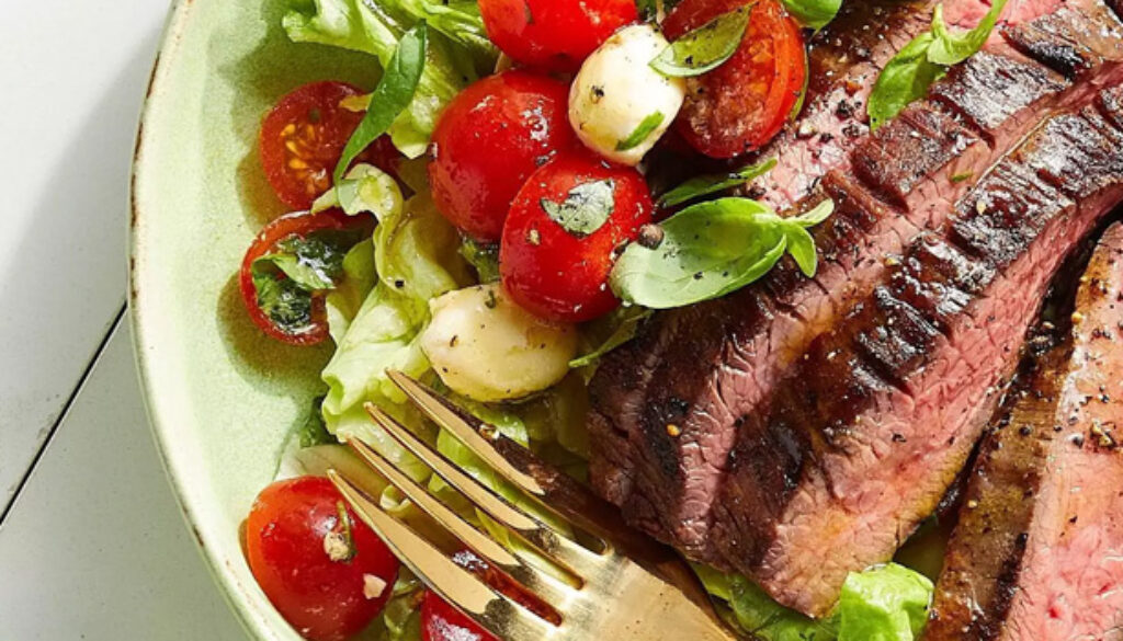 caprese-salad-with-grilled-flank-steak-recipe