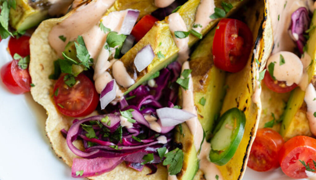 grilled-avocado-and-veggie-tacos