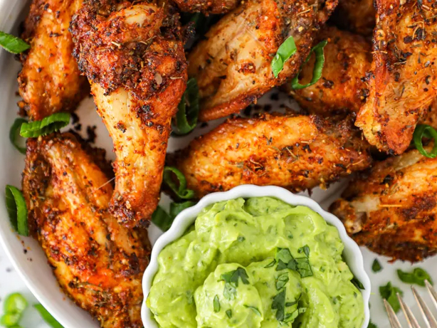 grilled-bbq-wings-with-avocado-cilantro-aioli