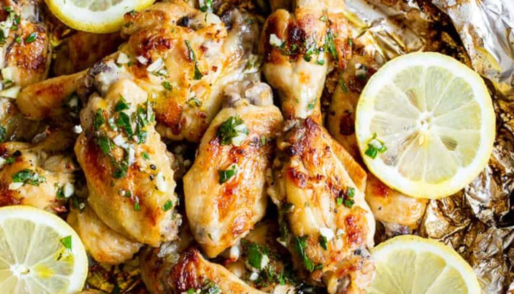 grilled-buffalo-wings-with-garlic-lemon-butter