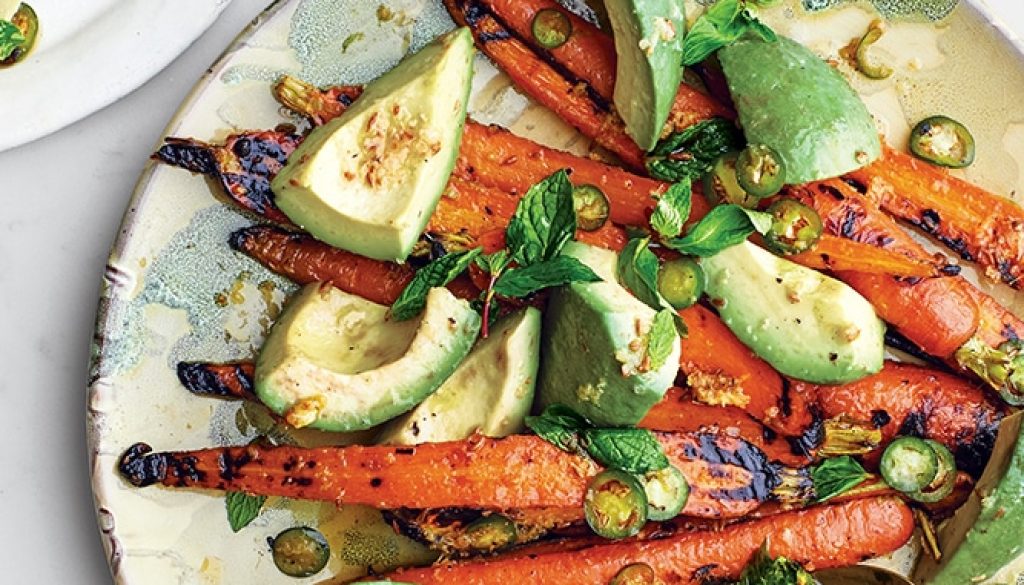 grilled-carrots-with-avocado-recipe