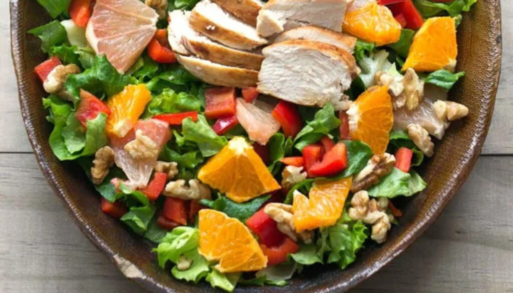 grilled-chicken-salad-with-seasonal-fruit-recipe