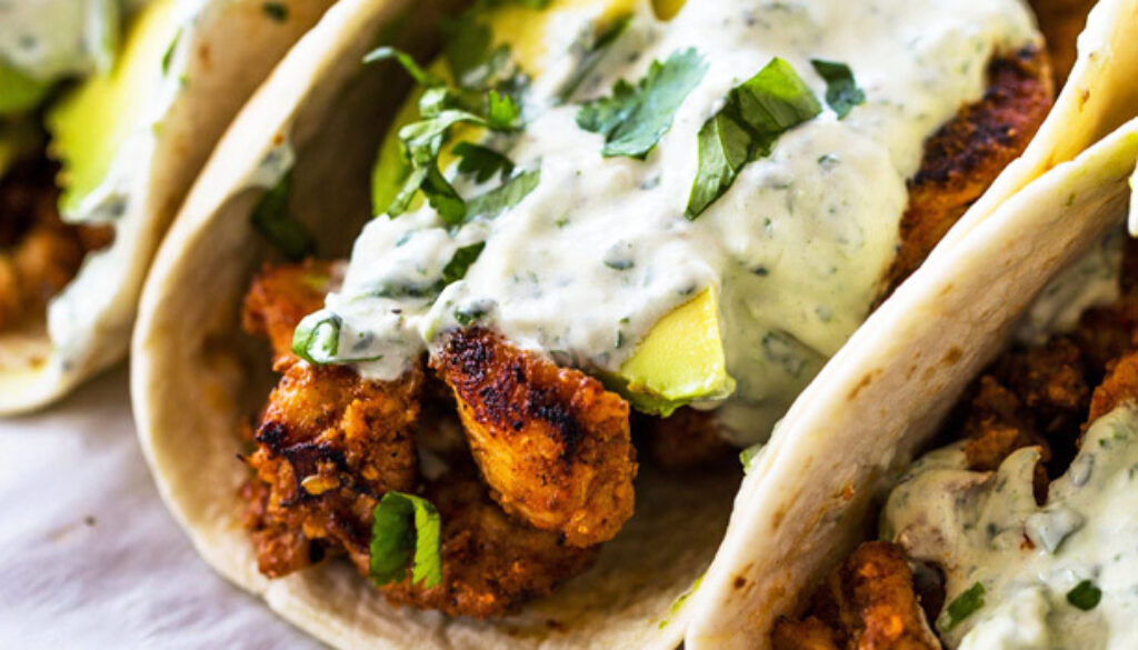 grilled-chicken-tacos-with-avocado-cilantro-sauce