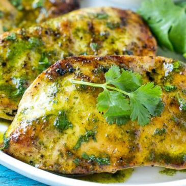 grilled-chicken-with-honey-cilantro-glaze