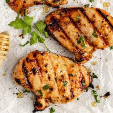 grilled-chicken-with-honey-mustard-glaze