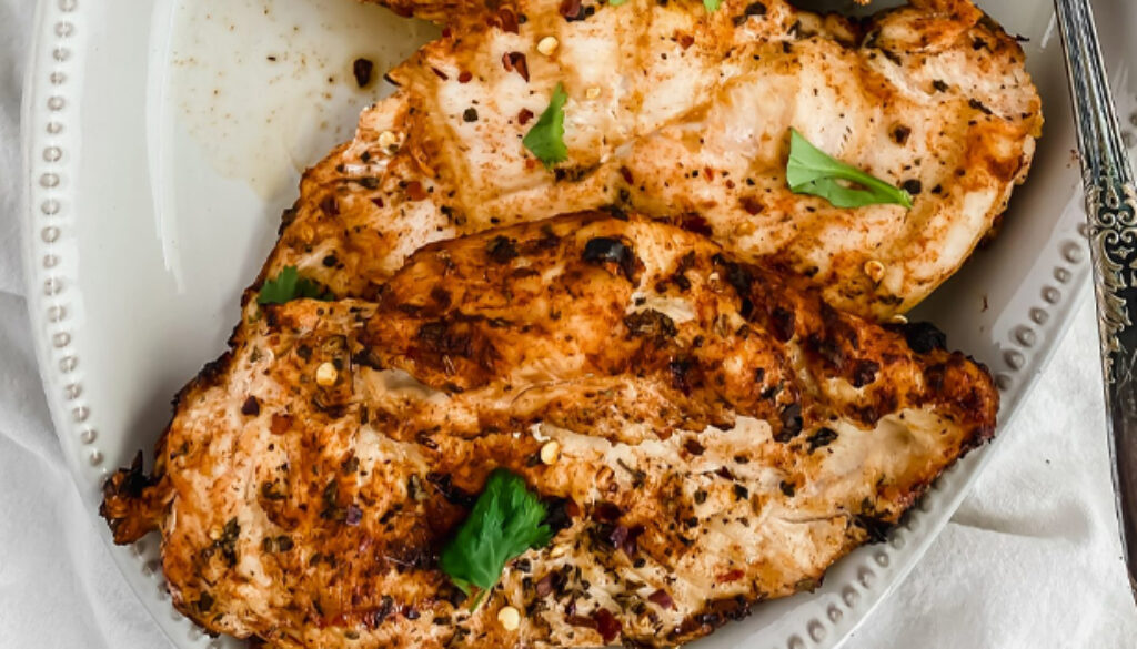 grilled-chicken-with-honey-thyme-glaze
