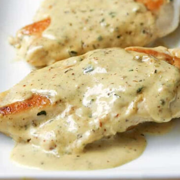 grilled-chicken-with-mustard-caper-sauce