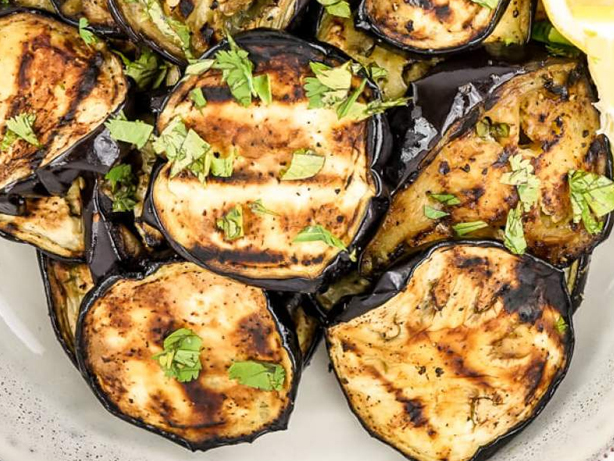 Grilled Eggplant with Garlic-Herb Butter | Grilling Explained