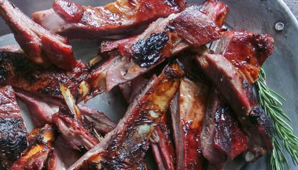 grilled-lamb-ribs-with-cherry-barbecue-sauce-recipe