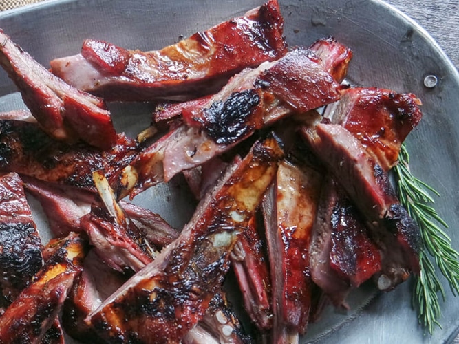 grilled-lamb-ribs-with-cherry-barbecue-sauce-recipe