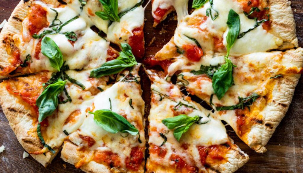 grilled-margherita-pizza-with-garlic-parmesan