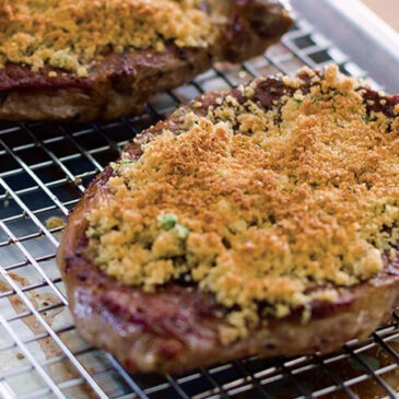 grilled-new-york-strip-with-garlic-parmesan-butter