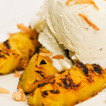 grilled-pineapple-butterscotch-sundaes-recipe
