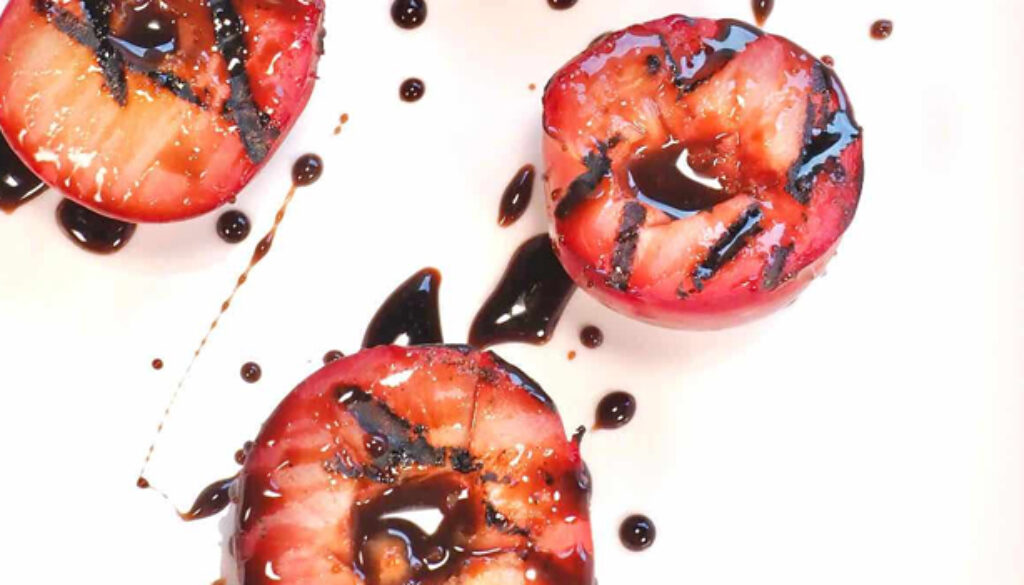 grilled-plums-with-brown-sugar-butter-glaze