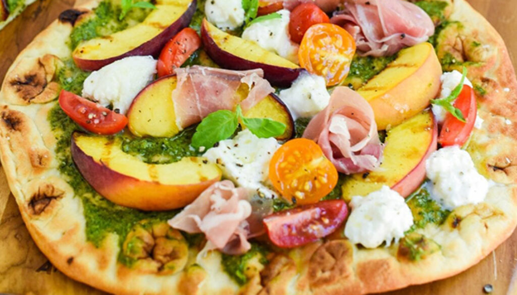 grilled-prosciutto-and-peach-flatbread-pizza-recipe