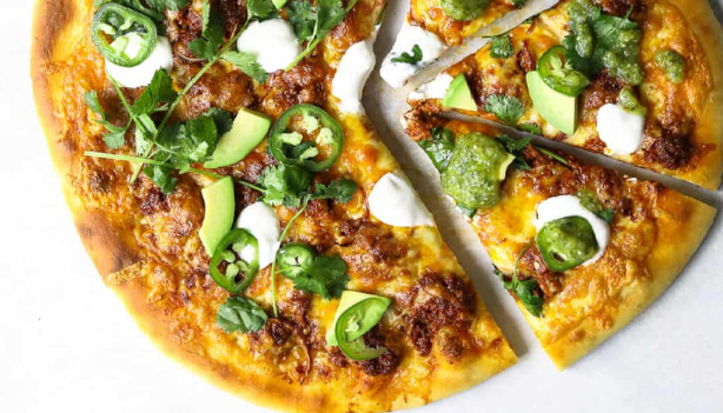 grilled-sausage-pizza-with-avocado-tomato-salsa