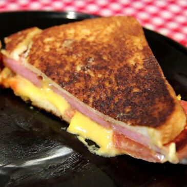 grilled-spam-tomato-cheddar-cheese-and-sweet-onion-sandwiches-recipe