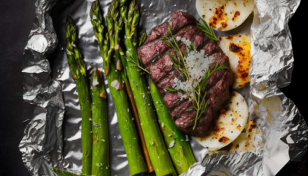 grilled-steak-and-asparagus-foil-pack