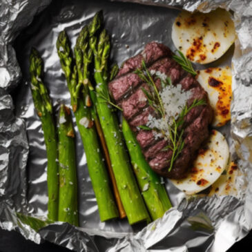 grilled-steak-and-asparagus-foil-pack