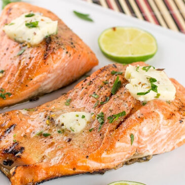 grilled-trout-with-cilantro-lime-butter