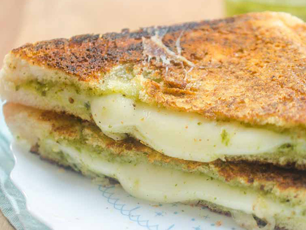 Pesto Grilled Cheese Sandwich Grilling Explained