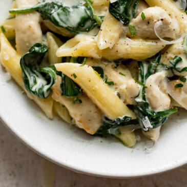 spinach-and-grilled-chicken-penne-recipe